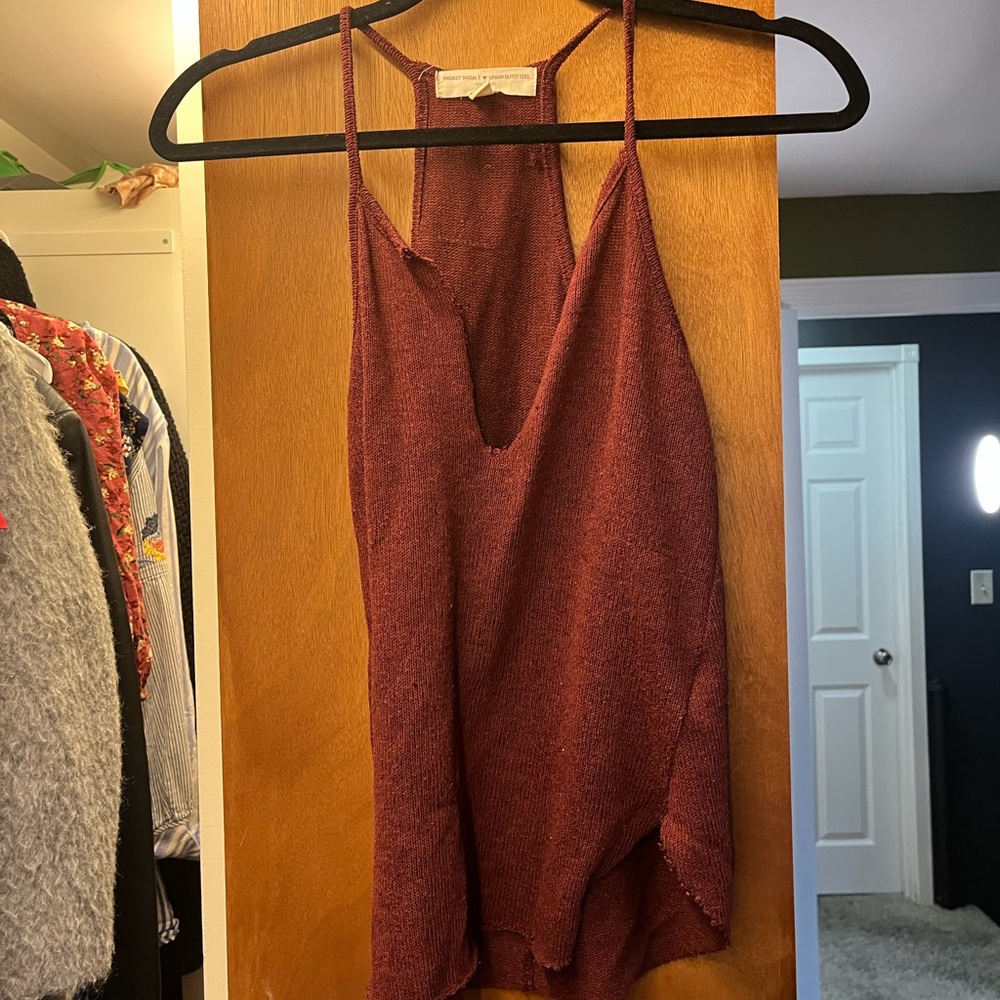 Urban Outfitters Burgundy tank Top
